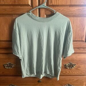 Forever 21 Mint Striped Top